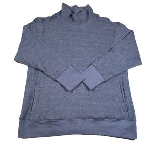 Canyon Guide Outfitters Blue Pullover Mock neck Sweater Soft Men's XXL